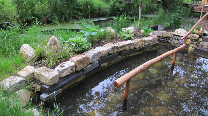 Gartenbau Strzelecki Kneippbecken und Barfußpfad für Wielenbach
